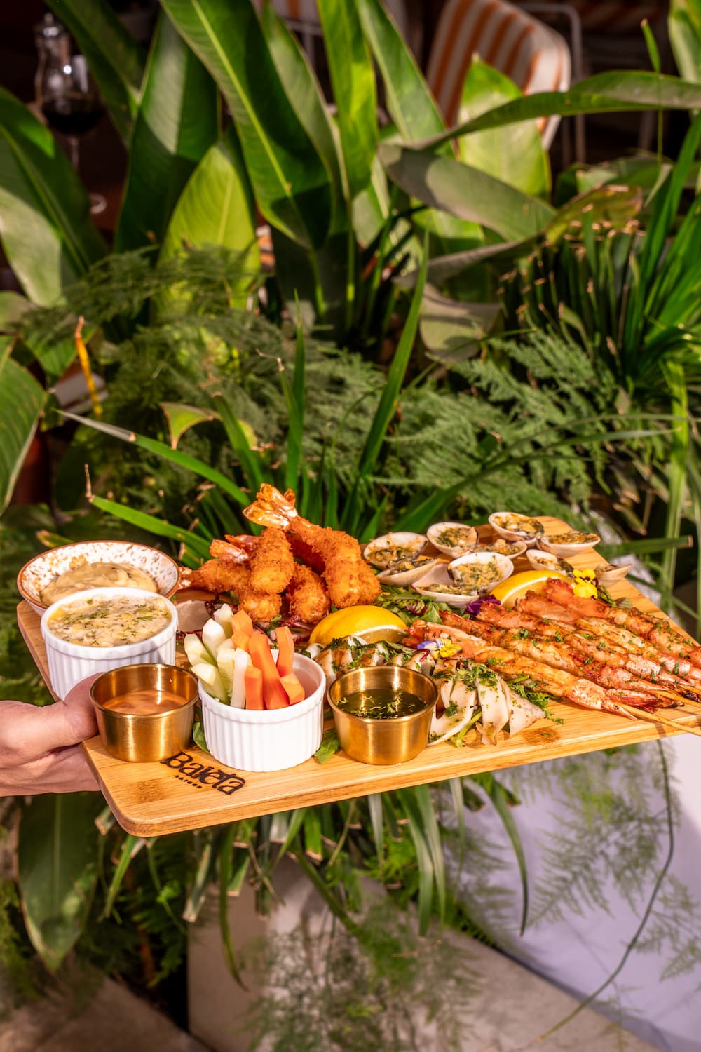 Seafood platter